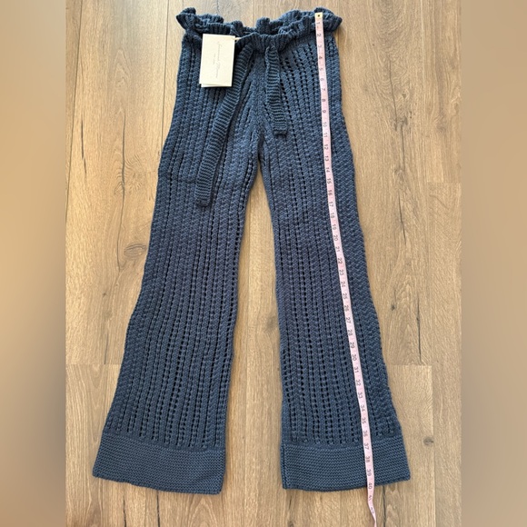 NWT Savannah Morrow Oak Organic Knitted Cotton Pant in Indigo Blue Size XXS - Picture 10 of 14